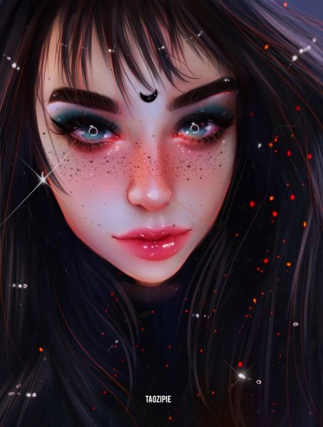 Olivia derivas цифровые портреты