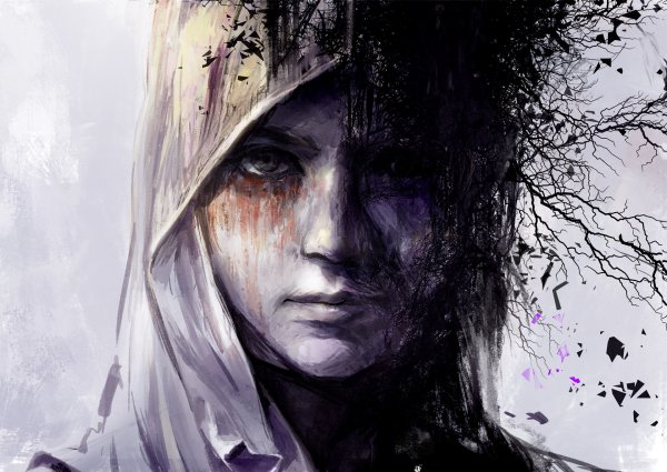 Мрачный портрет фэнтези