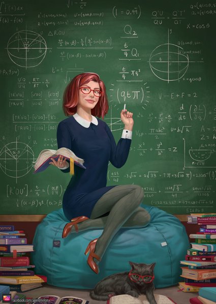 Девушка учитель