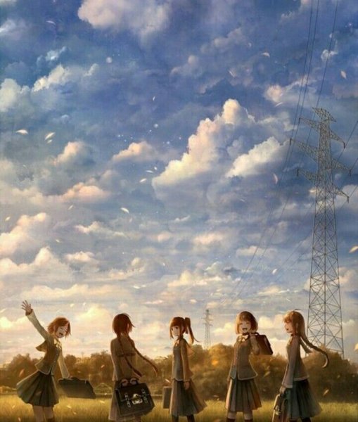 Несколько человек арт