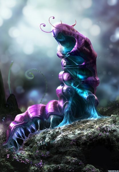 Абсолем гусеница арт