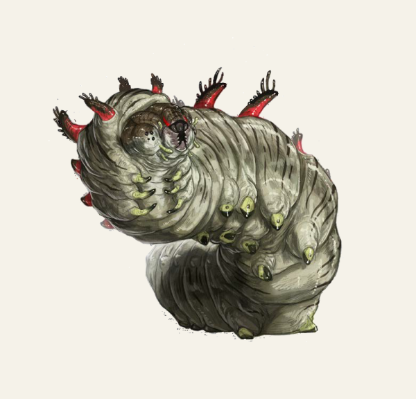 Гусеница монстр