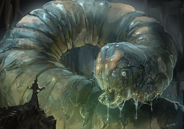 Гигантский червь фэнтези