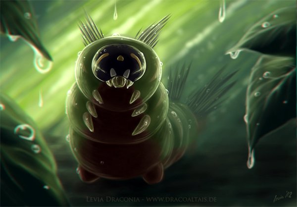 Гусеница арт