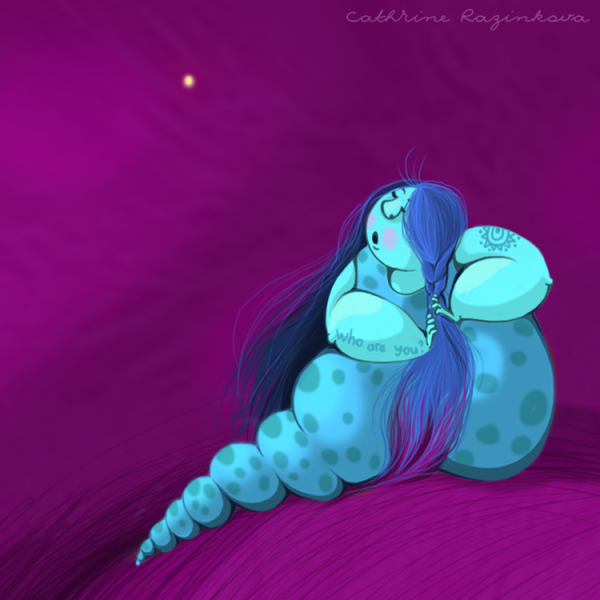 Гусеница Алиса в стране чудес аниме