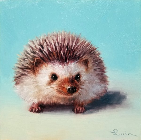 Еж милый арт