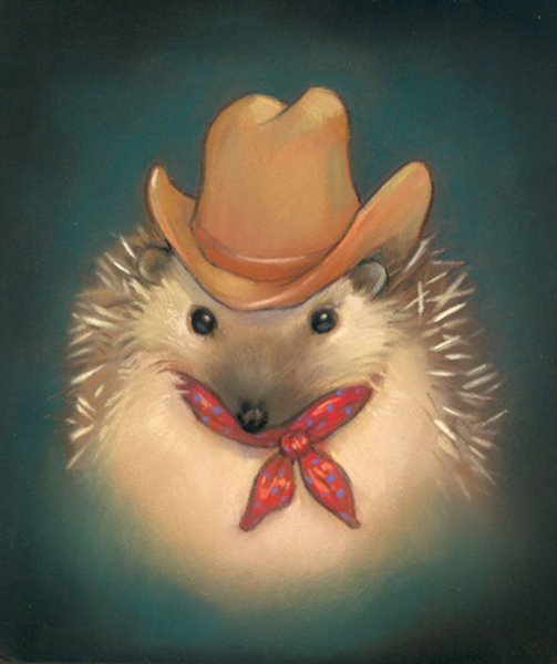 Ежик в шляпке