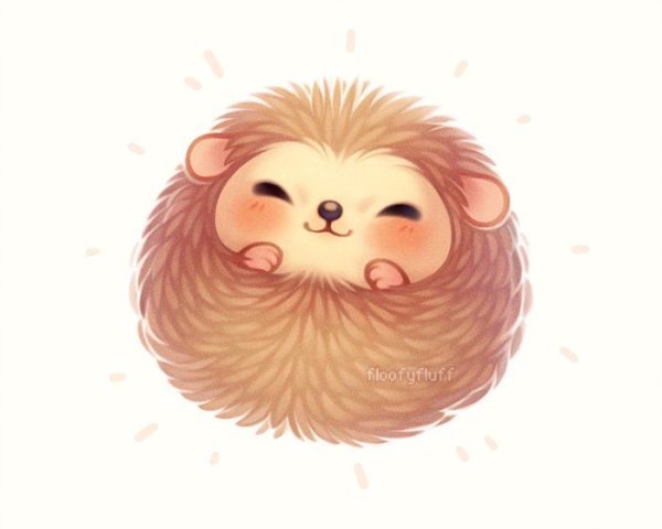 Кавайный Ежик