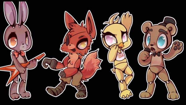 ФНАФ АНИМАТРОНИКИ арты