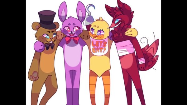 Фредди и чика и Бони и Фокси