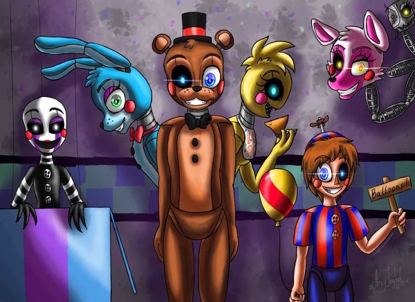 Five Nights at Freddy's 5 АНИМАТРОНИКИ
