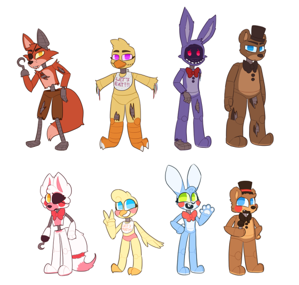 АНИМАТРОНИКИ Фредди Бонни Фокси