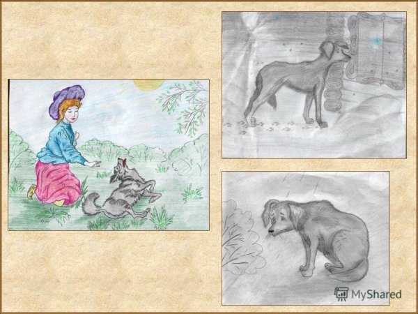 Рисунок к произведению кусака Андреева