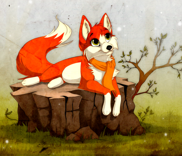 Лисица арт