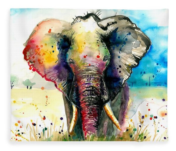 Цветной слон