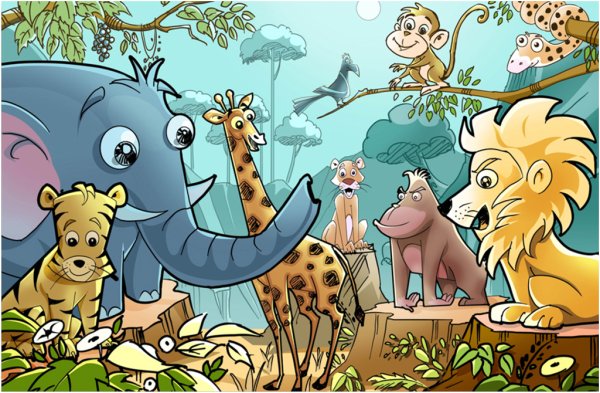 Мультяшные звери