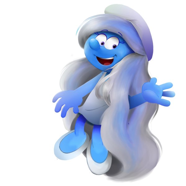 Растяпа Смурфетта и папа Смурф