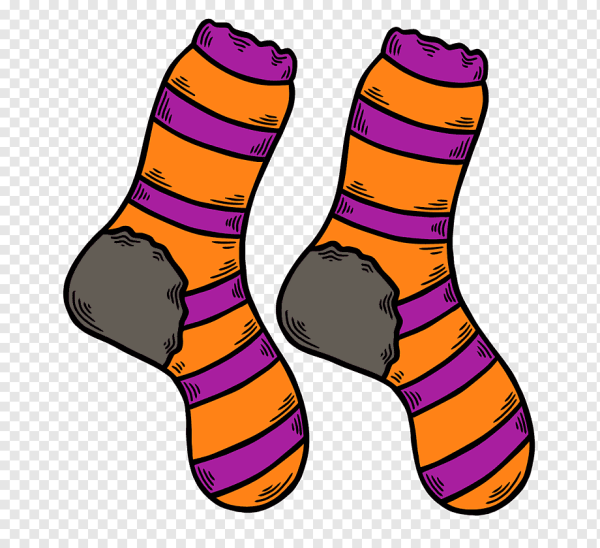 Носки с разными рисунками