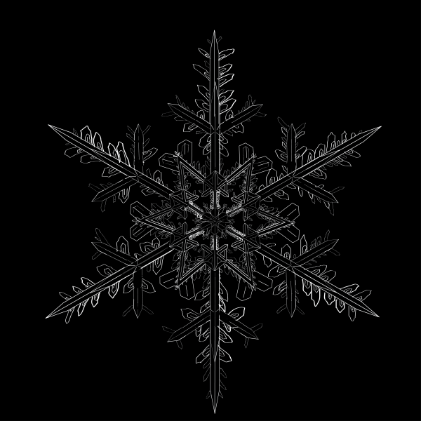 Снежинка арт