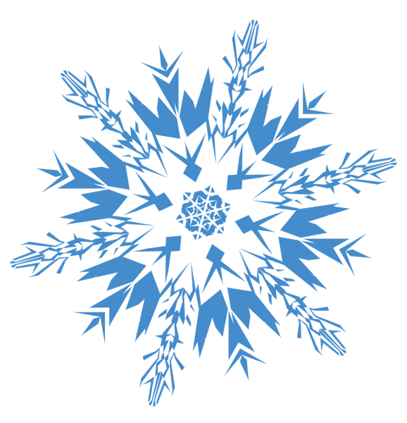 Снежинки на прозрачном фоне