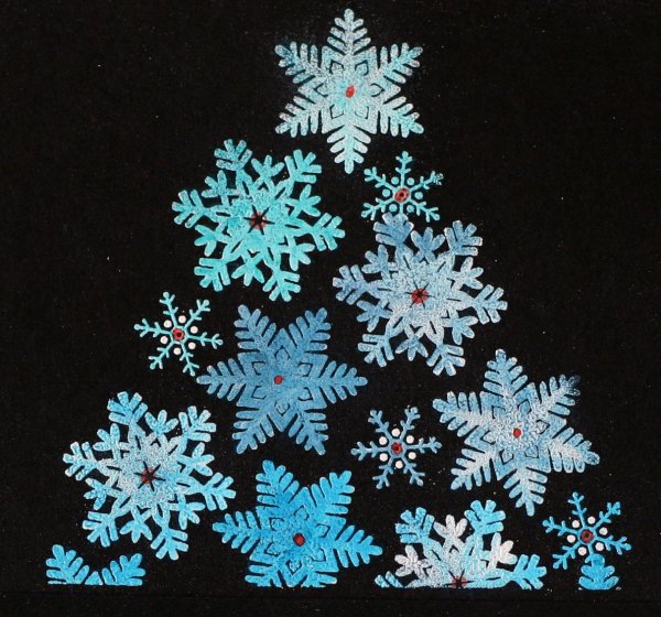 Снежинка арт