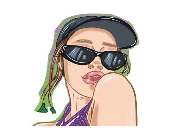 Инстасамка нарисовать