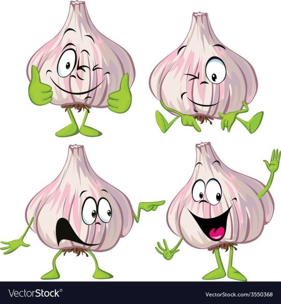 Чеснок мультяшный