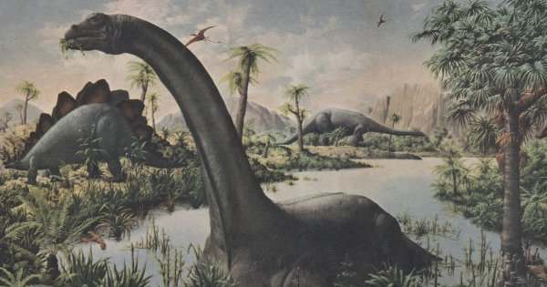 Динозавры рисунки художников