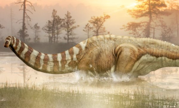 Бронтозавр палеоарт