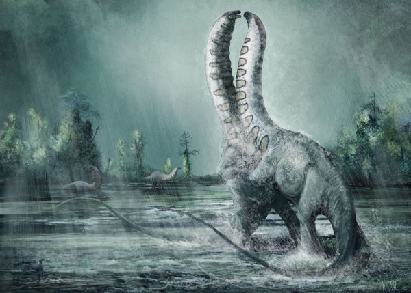 Апатозавр палеоарт