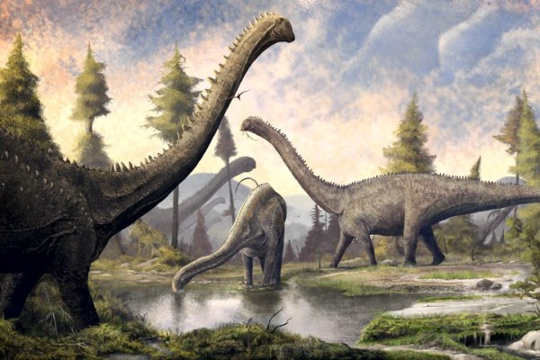 Динозавры травоядные Диплодок