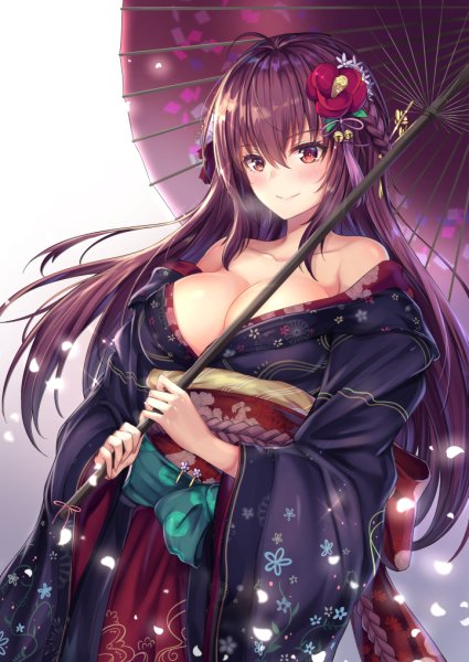 Scathach Fate Grand order грудь