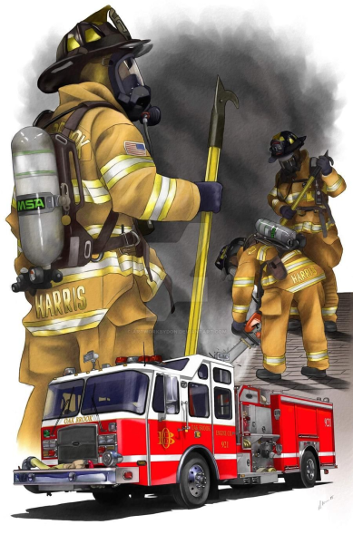 Пожарный пейзаж