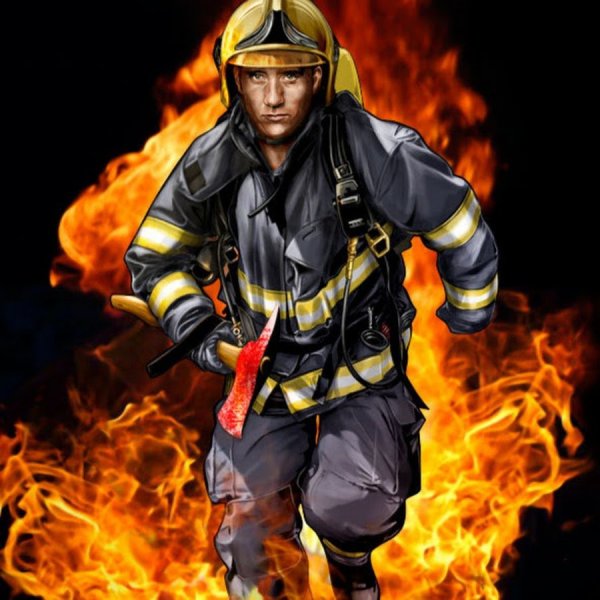 Картины про пожарных