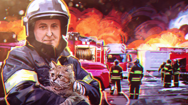 Картины про пожарных