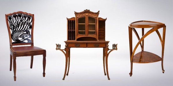 Стол в стиле ар нуво