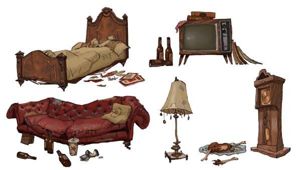 Игровые предметы концепт арт
