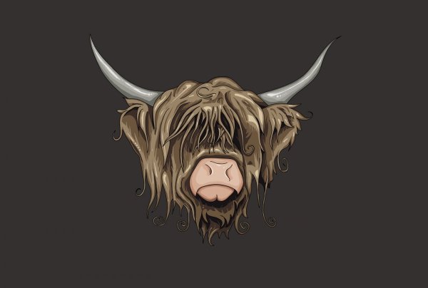 Милый бык арт