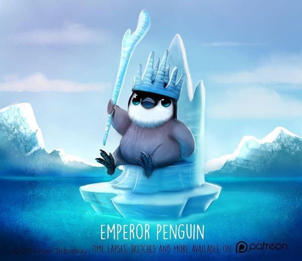 Пингвин арты