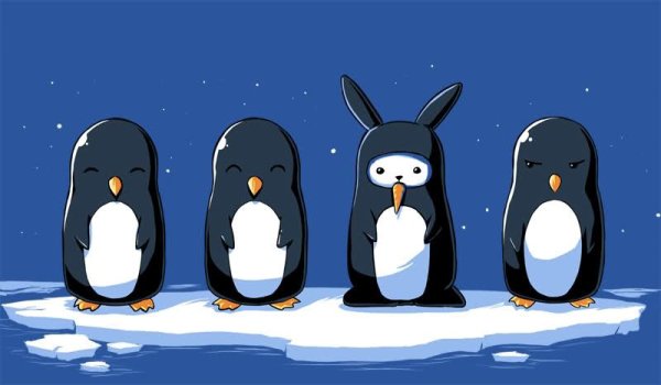 Пингвин арт