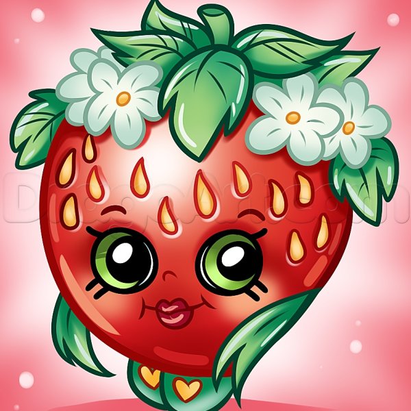 Клубника мультяшный