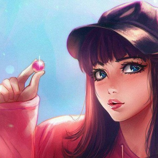 Крутая девочка арт