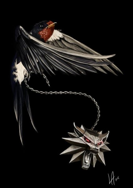 Ласточка арт