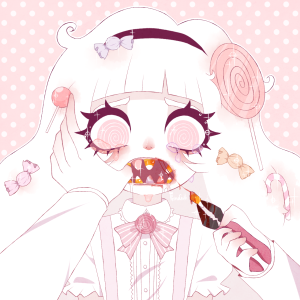 Больной кавай арт