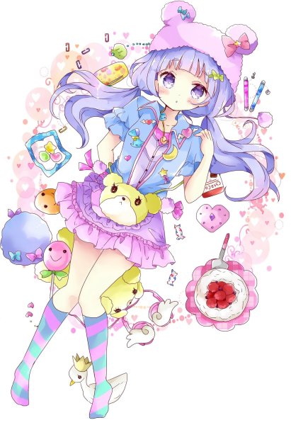 Кавайные девочки из аниме