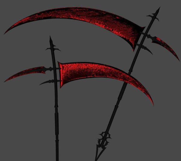 Оружие коса Демоническая