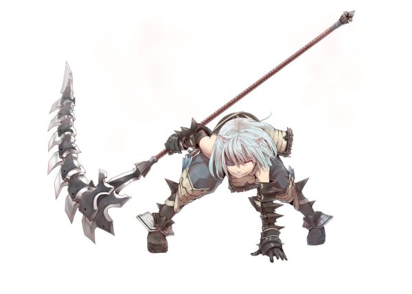 Персонаж с боевой косой