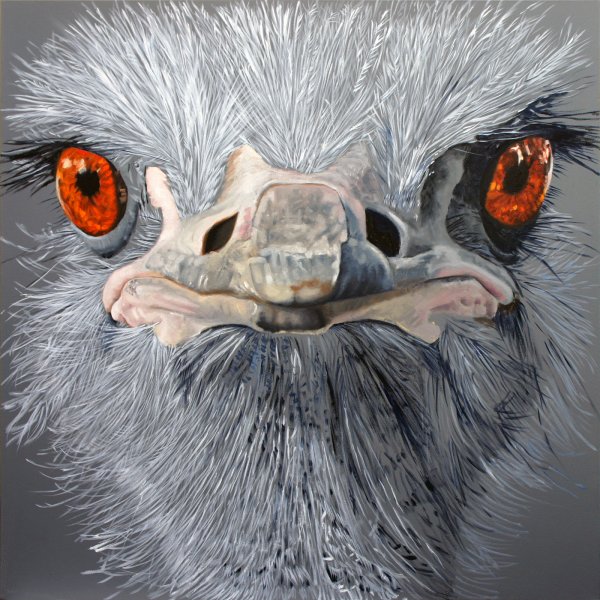 Полигональный страус