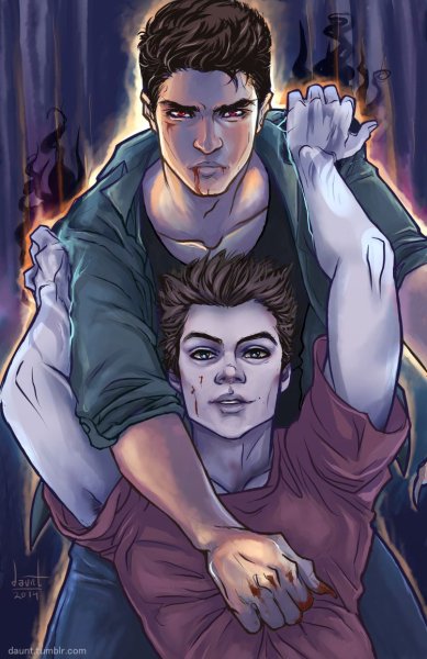 Стайлз Стилински и Скотт Маккол слеш