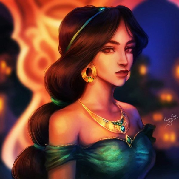 Жасмин принцесса Фанарт